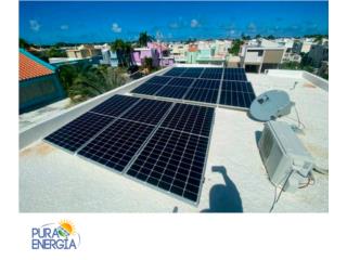 Isabela Puerto Rico Energia Renovable Solar, 10 Paneles Solares Monocristalinos 1 Tesla