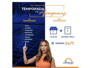 ! Placas + Baterías Tesla = 24/7 Energía!, WINDMAR Home PR Puerto Rico