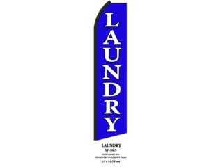 Banner LAUNDRY BLU/YW 3' x 11'-5, WSB Supplies U Puerto Rico