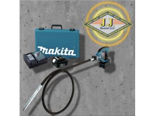 Vibrador Para Concreto MAKITA 8(18V), JJ Rental LLC. Puerto Rico