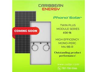 Placas solares Phono Solar 450w, CARIBBEAN ENERGY DISTRIBUTOR Puerto Rico