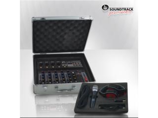 Studio Kit - Consola 6 Canales, Microfono, Music & Technology Puerto Rico