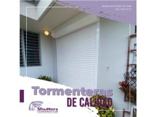 Tormenteras Roll-Up con control remoto, SHUTTERS AND ALUMINUM Puerto Rico