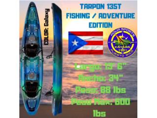 Tarpon 135t #1 Kayak Pesca y Aventuras, Aqua Sports Kayaks P.R Distributors 787-782-6735 Puerto Rico