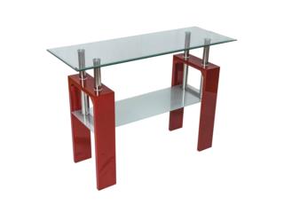 MESA CONSOLA COLOR ROJO, IBSTOREPR.COM  ( Escrbenos por texto ) Puerto Rico