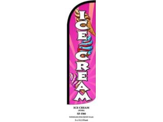 BANNER ICE CREAM 3' X 11'.5