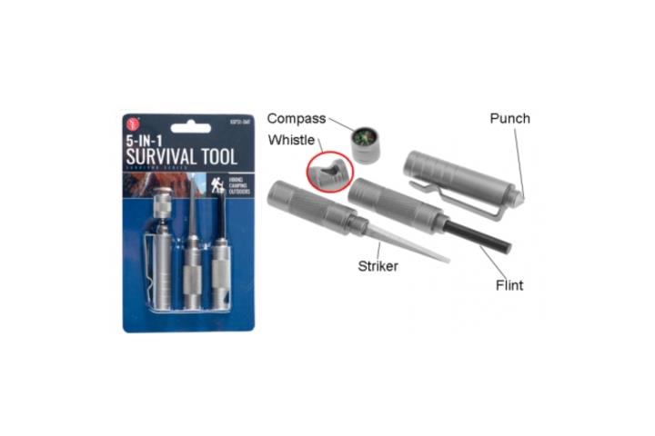 5 IN 1 COMPACT SURVIVAL TOOL