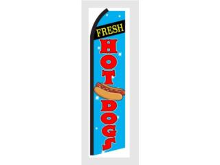 BANNER HOT DOGS BLU/RD/YW 2.5