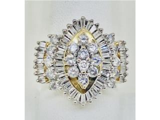 SORTIJA BRILLANTES 10KT, JOYERIA CARMEN  Puerto Rico