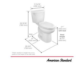 INODORO AMERICAN STANDARD COLONY 