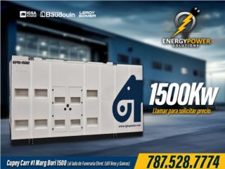 Generador Industrial 1500kw, Energy Powers Solutions Puerto Rico
