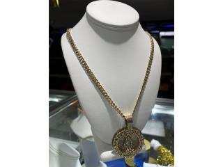 CADENA CUBANA 14K Y CHARM 10K, La Familia Casa de Empeo y Joyera-Caguas 1 Puerto Rico