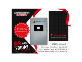 Oferta Black Friday - Sistema Solar 4.8 kW-DC, CARIBBEAN ENERGY DISTRIBUTOR Puerto Rico