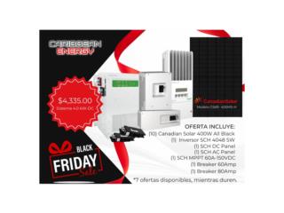 Oferta Black Friday - Sistema Solar 4.0 kW-DC, CARIBBEAN ENERGY DISTRIBUTOR Puerto Rico