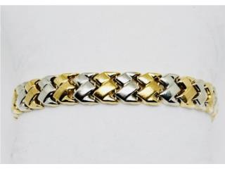 PULSERA 2 TONOS 14KT