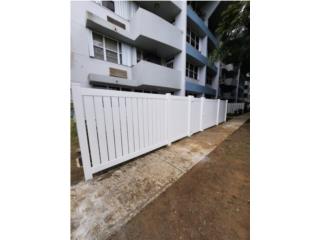 Verja PVC Semi-privada y otros estilos, JC PVC Fence & more Puerto Rico