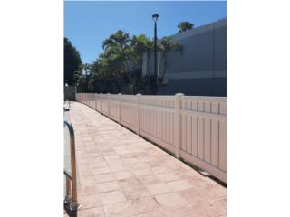 Verja PVC estilo Semi-privada , JC PVC Fence & more Puerto Rico