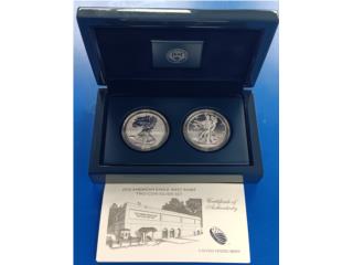 Puerto Rico - ArticulosAmerican Eagle West Point Two Coin Silver Set Puerto Rico