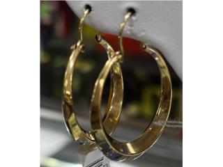 HOOPS DE ORO 14K