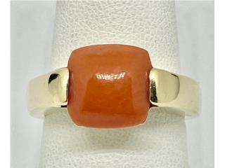 SORTIJA CORAL 14KT, JOYERIA CARMEN  Puerto Rico