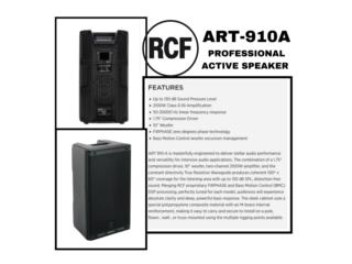 RCF ART 910 A BOCINA AMPLIFICADA 2100 W , Music & Technology Puerto Rico