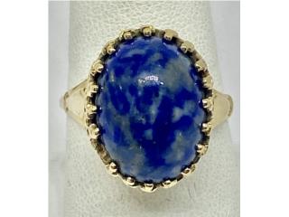 SORTIJA LAPIZ LAZULI 10KT, JOYERIA CARMEN  Puerto Rico