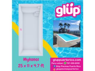  Piscina Glup Fiberglass Modelo Mykonos, Pool and Patio Concepts  Puerto Rico
