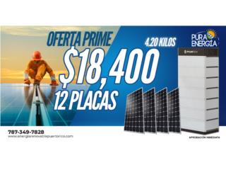 Caguas Puerto Rico Verjas PVC, SISTEMA SOLAR 4.20 KW Y BATERÍA 10KW $18,400
