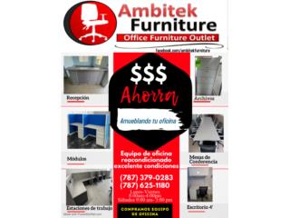 Vendemos mobiliario de oficina , AMBITEK FURNITURE Puerto Rico