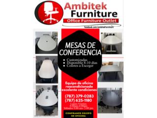Mesas de Conference Customizadas, AMBITEK FURNITURE Puerto Rico