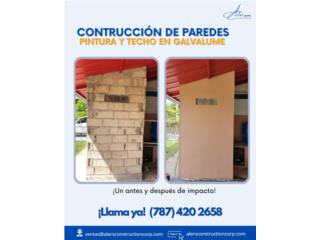 Construcción y ampliación de espacios, Alers Construction Corp. Puerto Rico