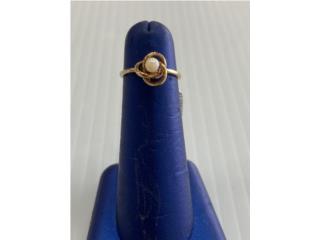  Anillo 10k con perla, La Familia Casa de Empeo y Joyera-San Juan Puerto Rico