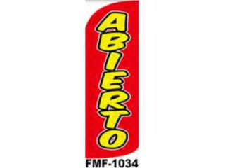 Banner ABIERTO  2.5 x 11.5 RD/YW, WSB Supplies U Puerto Rico