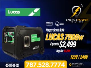 LUCAS 7900W, ENERGY POWER SOLUTION Puerto Rico
