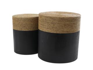 Rope Wood table set, Stool & Deco Ponce Puerto Rico