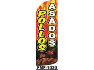 Banner POLLOS ASADOS, WSB Supplies U Puerto Rico