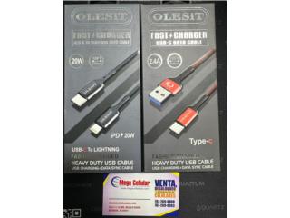OLESIT FAST CHARGER CABLE 10FT, MEGA CELLULARS INC. Puerto Rico