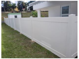 Verja PVC estilo privada, JC PVC Fence & more Puerto Rico