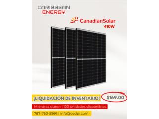 Canadian Solar 410W Monocristalinas, CARIBBEAN ENERGY DISTRIBUTOR Puerto Rico