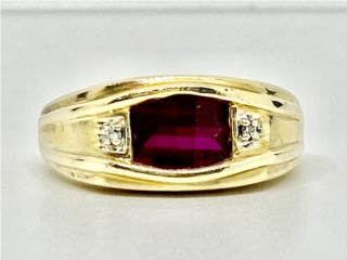 SORTIJA HOMBRE 10KT, JOYERIA CARMEN  Puerto Rico