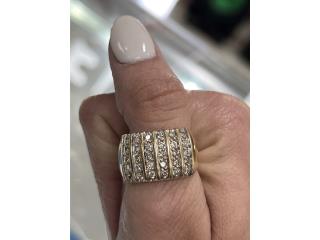 Sortija con diamantes 14k