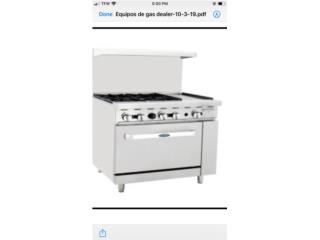 Estufa con Plancha y Horno , Echedistributors@yahoo.com Puerto Rico