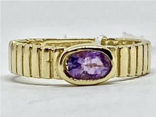 SORTIJA AMATISTA 14KT