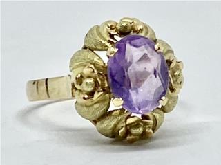 SORTIJA AMATISTA 18KT, JOYERIA CARMEN  Puerto Rico