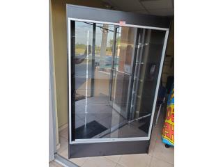 BLACK WALL SHOWCASE 48 X 18 X 78, WSB Supplies U Puerto Rico