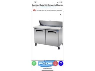 Sandwich unit o pizza prep fogel, Echedistributors@yahoo.com Puerto Rico