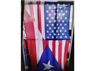 Bandera de EU con PR 3*5 en una pieza $20, Ventas Puerto Rico