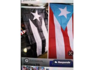 Banderas Negras y PR Azul claro 20 c/u, Ventas Puerto Rico