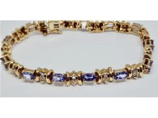 PULSERA BRILLANTES 14KT