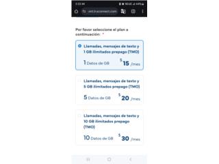 Sim card prepago red tmobile planes 15, TRUCONNECT Puerto Rico